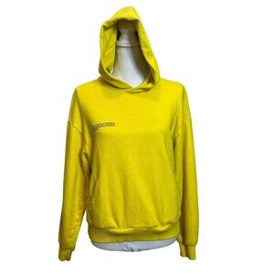 Pangaia 365 Organic Cotton Hoodie Women’s Size XS Saffron Yellow Pullover